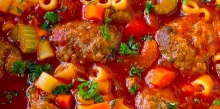 Italian Meatball Soup Recipe