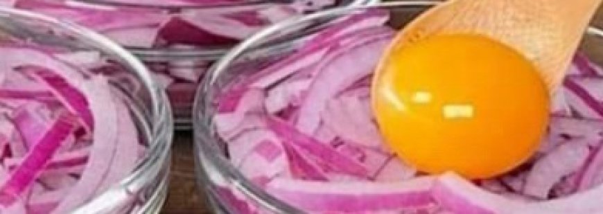 Blood Sugar Lowering Recipe: Red Onions and Eggs