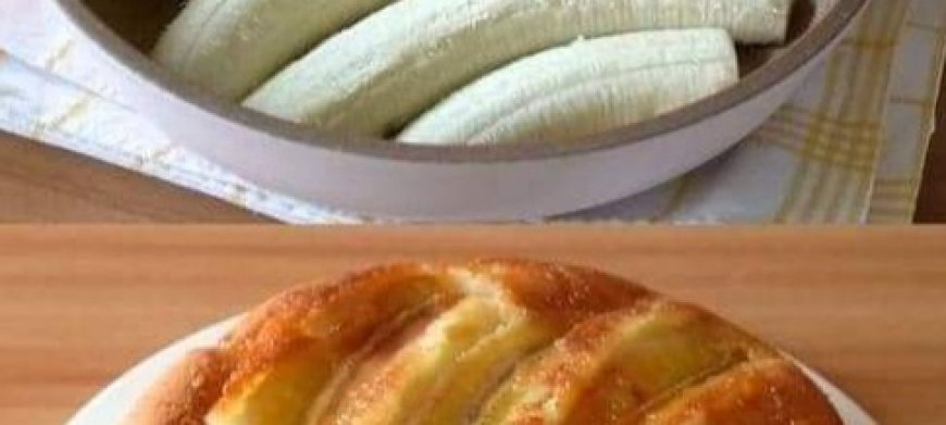 Upside-Down Banana Cake