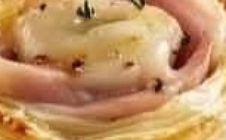 Ham and Cheese Puff Pastry Pinwheels