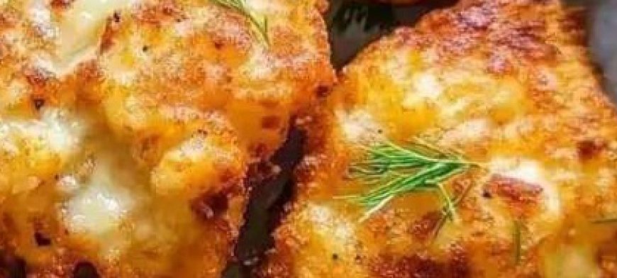 CHEESY CHICKEN FRITTERS