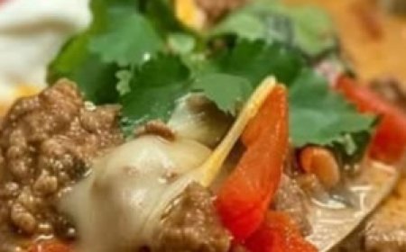 Creamy Beef Taco Soup