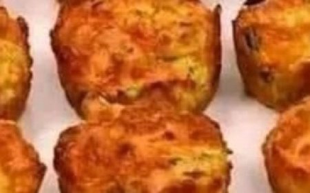 Savory Veggie and Cheese Muffins