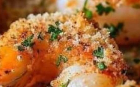 Baked Garlic Parmesan Shrimp