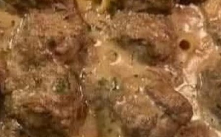 Baked Noodles with Swedish Meatballs