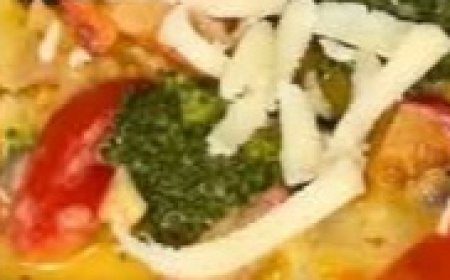 Vegetable and Potato Bake with Cheese