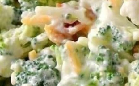 Broccoli Cauliflower Salad