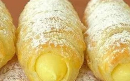Cream Cannoncini Recipe