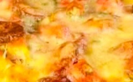 Potato and Sausage Bake with Sour Cream Sauce