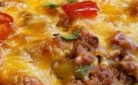 Easy Stuffed Pepper Casserole