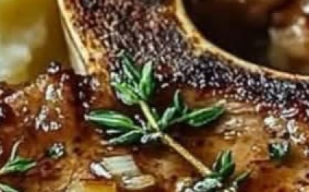 Buttery Garlic Pork Chops with Smooth Mashed Potatoes