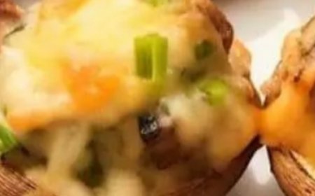 Cheesy Stuffed Mushrooms