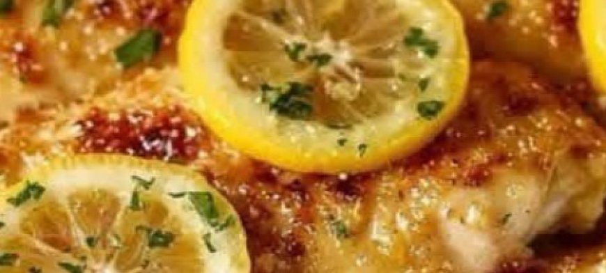 Parmesan crusted lemon chicken