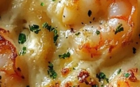 Shrimp Scampi Bake