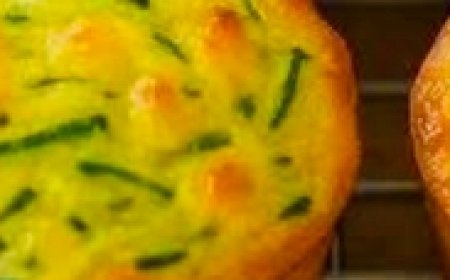 Zucchini, Potato Carrot Cheese Muffins