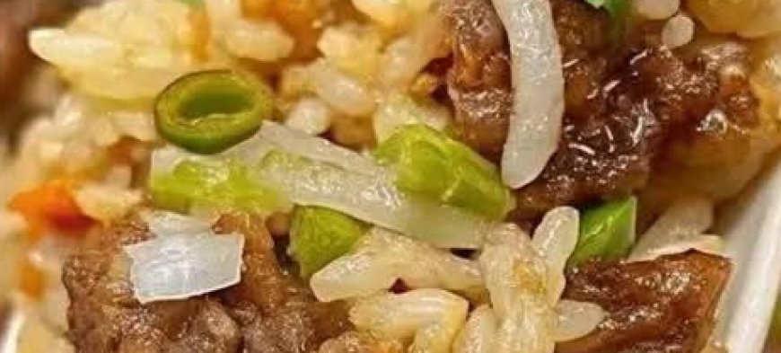 Fried Rice with Ground Beef and Vegetables
