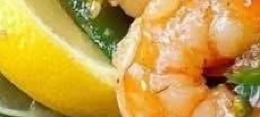 Lemon Garlic Shrimp and Snow Pea Stir-Fry