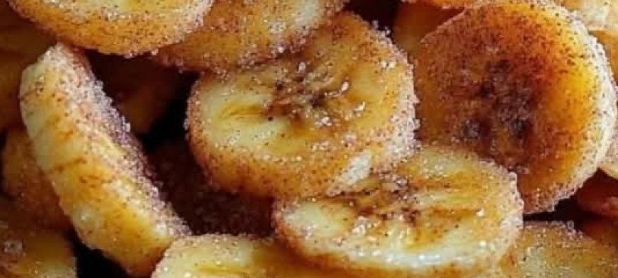 Cinnamon-Sugar Air Fryer Banana Chips