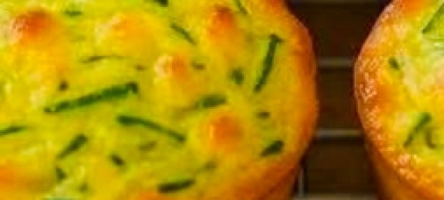 Zucchini, Potato Carrot Cheese Muffins