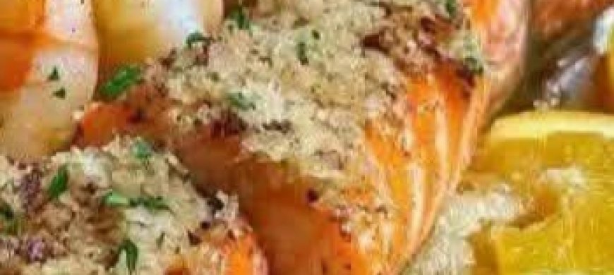 Citrus Salmon and Shrimp Delight