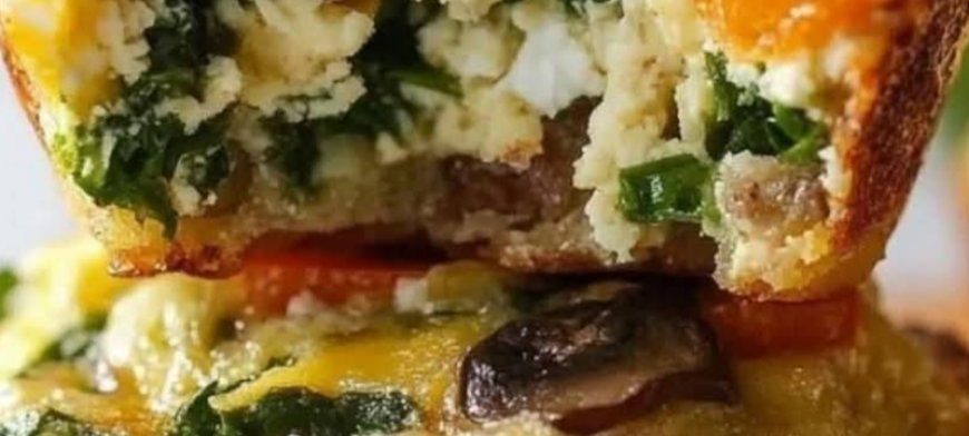 Veggie-Loaded Breakfast Frittata Cups Recipe