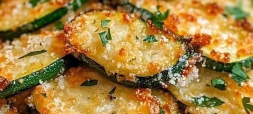 Crispy Parmesan Zucchini Rounds