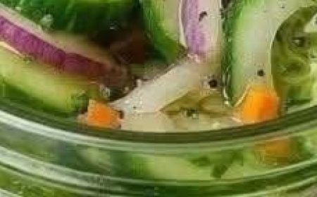 Fresh Pickled Cucumber Salad