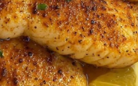 Zesty Lemon Butter Fish Fillet