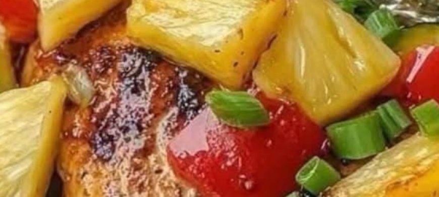 Teriyaki Chicken and Pineapple Foil Packets
