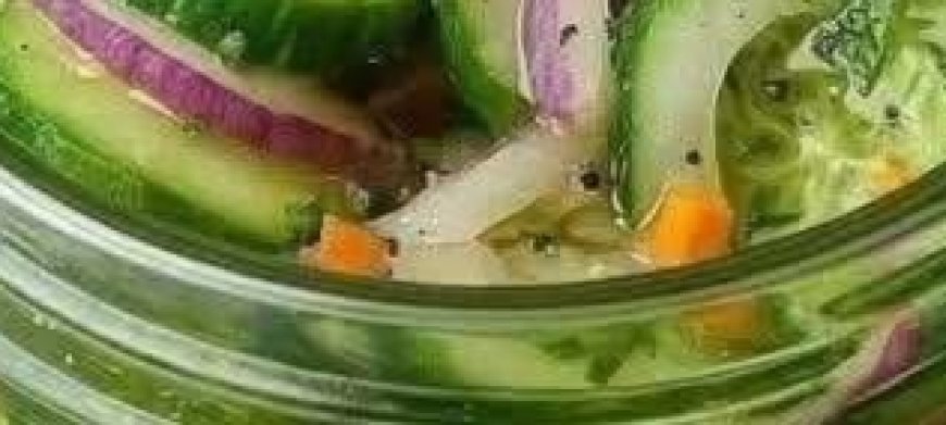 Fresh Pickled Cucumber Salad