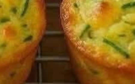 Zucchini, Potato Carrot Cheese Muffins