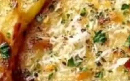 Air Fryer Garlic Parmesan Potato Rounds