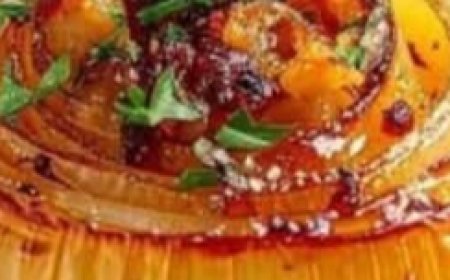 Cheesy Stuffed Onion Casserole