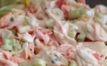 Classic Seafood Salad: A Light & Refreshing Delight