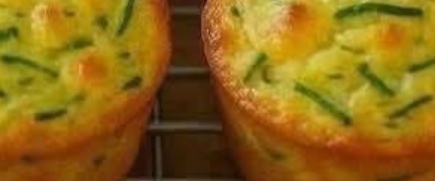Zucchini, Potato Carrot Cheese Muffins