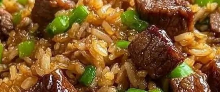 Garlic Beef Fried Rice