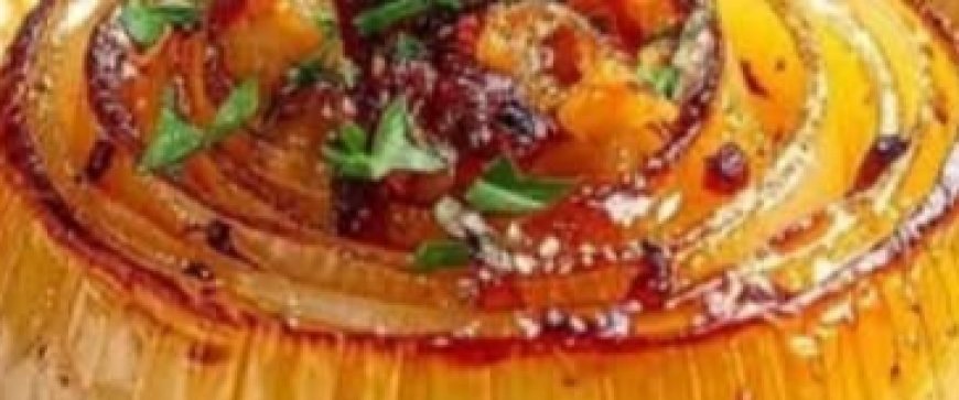 Cheesy Stuffed Onion Casserole