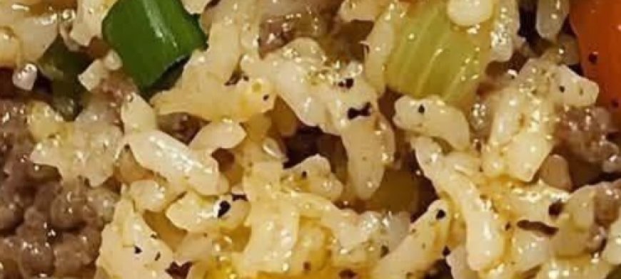Dirty Rice with Ground Beef