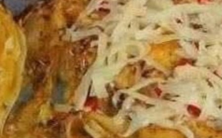 Vegan Baked Cabbage with Cheese and Creamy Sauce