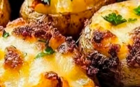 Parmesan Baked Potatoes