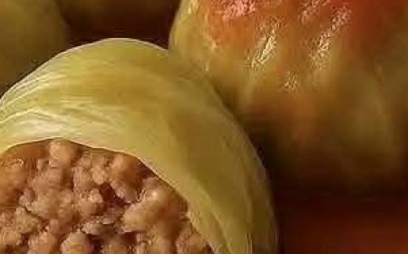 Stuffed Cabbage Rolls in Tomato Sauce