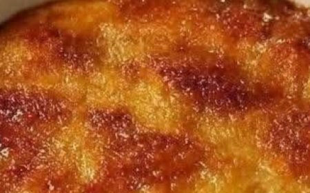 Lazy Man’s Peach Cobbler