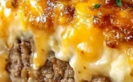 Southern Style Cheeseburger Pie