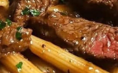 Bold and Sweet Honey BBQ Steak Penne Delight