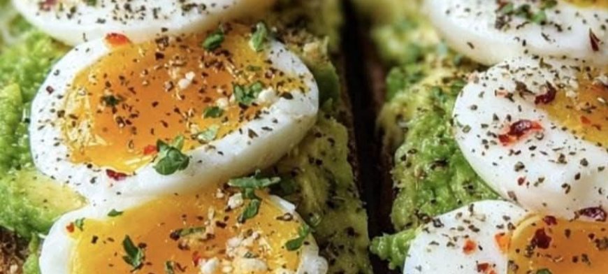 Avocado Toast with Soft-Boiled Eggs