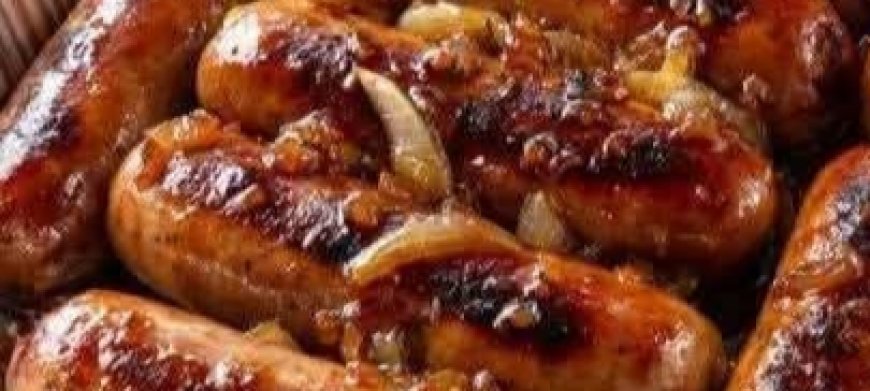 Oven-Baked Honey Garlic Sausages