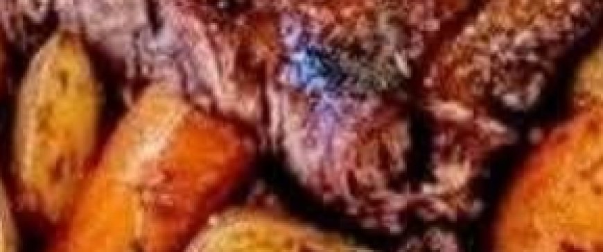 Roast Potatoes Carrots and Onions