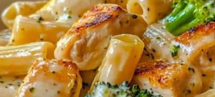 Garlic Butter Chicken with Broccoli and Penne – A Creamy, Irresistible Delight