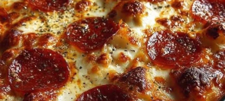 Cheese Tortellini Pepperoni Pizza Casserole