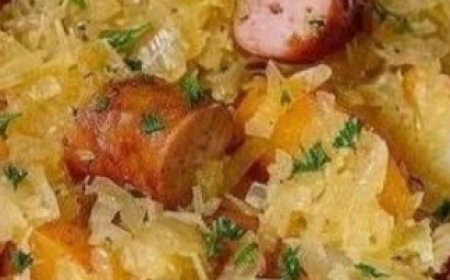 Sausage and Sauerkraut Skillet